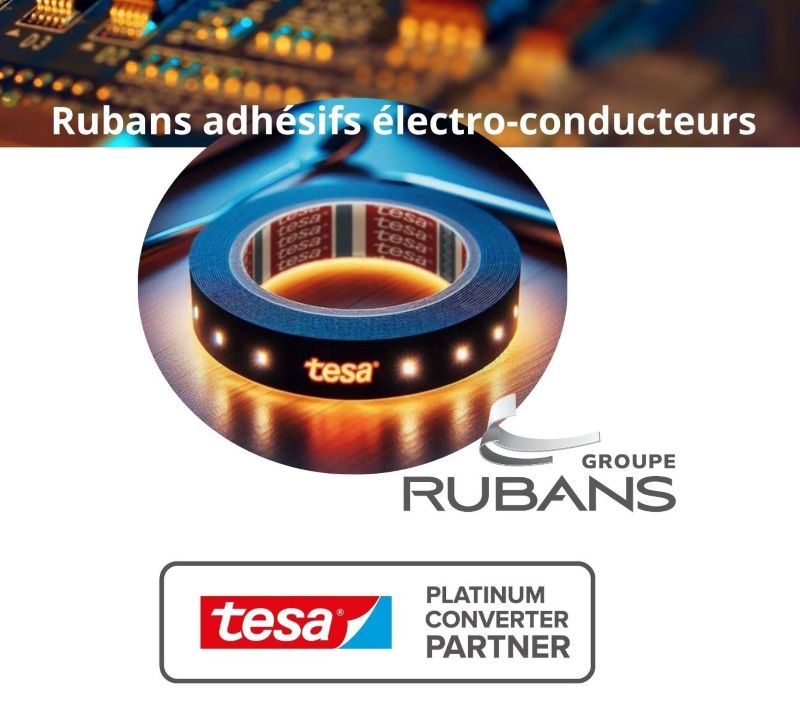 Rubans adhésifs électro conducteurs Rubans adhésifs électro conducteurs tesa® groupe RUBANS converting