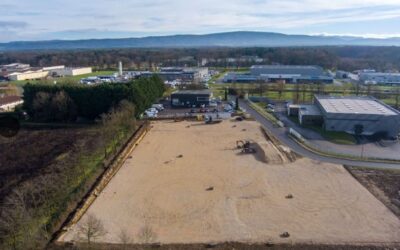 Construction du futur bâtiment pour EXPÉRIENCE INDUSTRIES