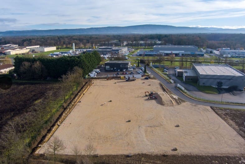 Construction du futur bâtiment pour EXPÉRIENCE INDUSTRIES